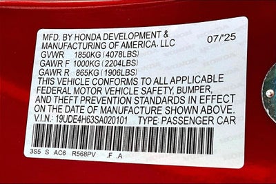 2025 Acura Integra A-Spec Tech Package