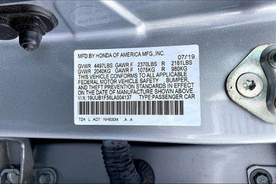 2020 Acura TLX 2.4L Technology Pkg