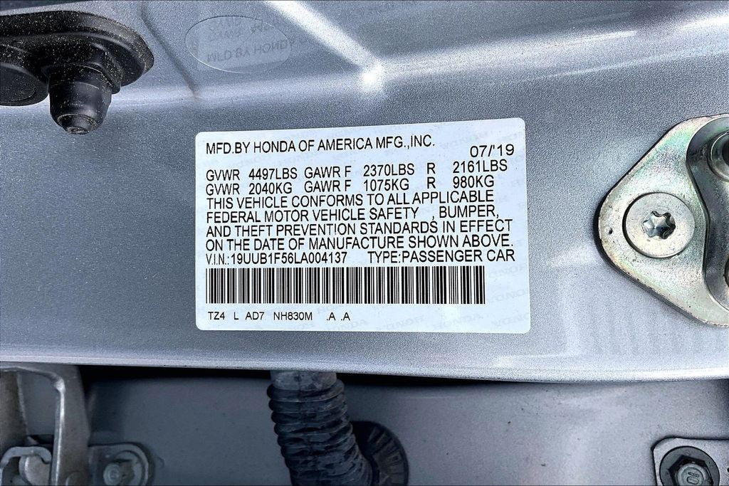 2020 Acura TLX 2.4L Technology Pkg