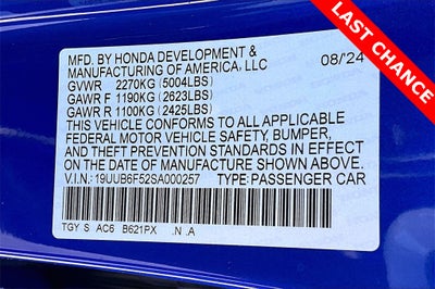 2025 Acura TLX A-Spec Package SH-AWD