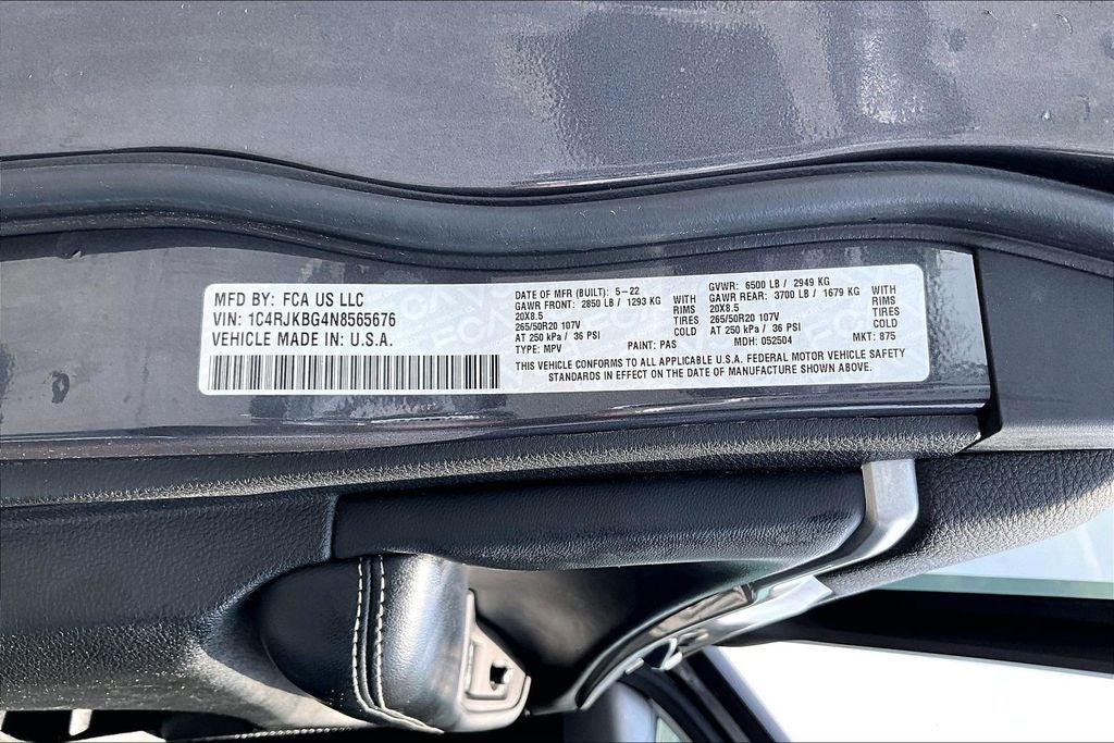 2022 Jeep Grand Cherokee L Limited