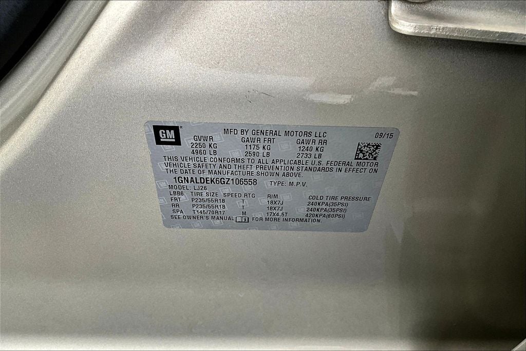 2016 Chevrolet Equinox LTZ