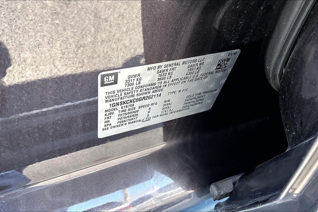 2016 Chevrolet Tahoe LTZ