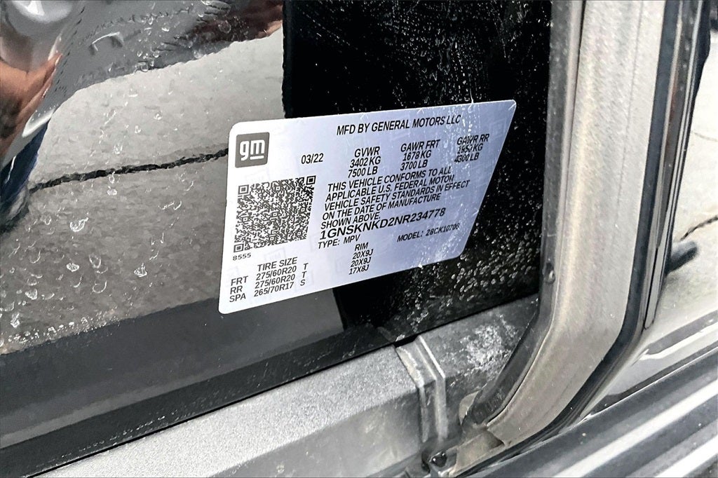 2022 Chevrolet Tahoe LT Luxury Package