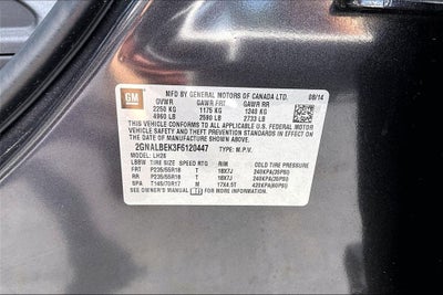 2015 Chevrolet Equinox LT 1LT