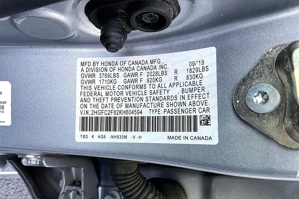 2019 Honda Civic Sport