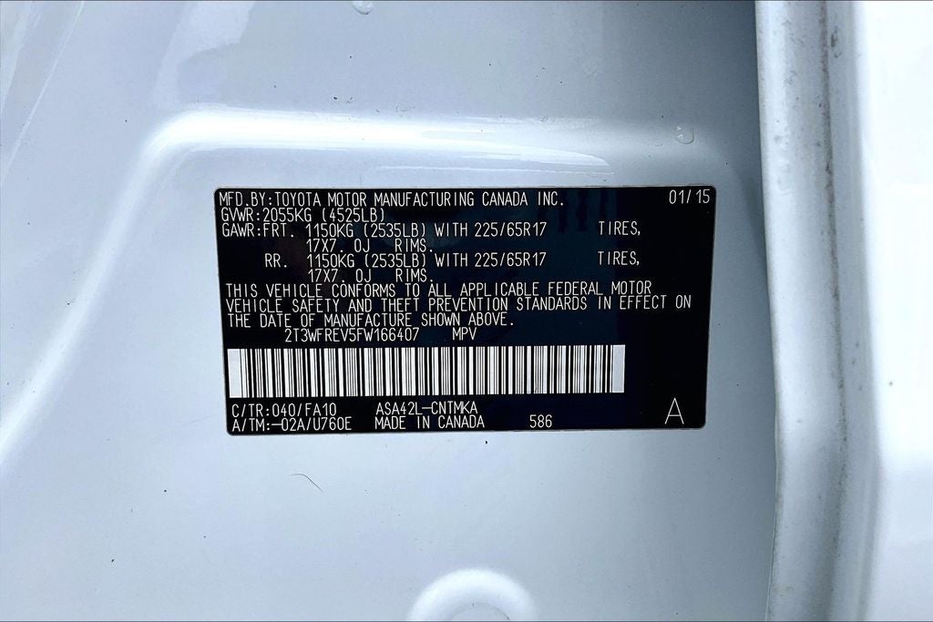 2015 Toyota RAV4 XLE