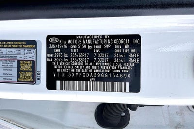 2016 Kia Sorento LX