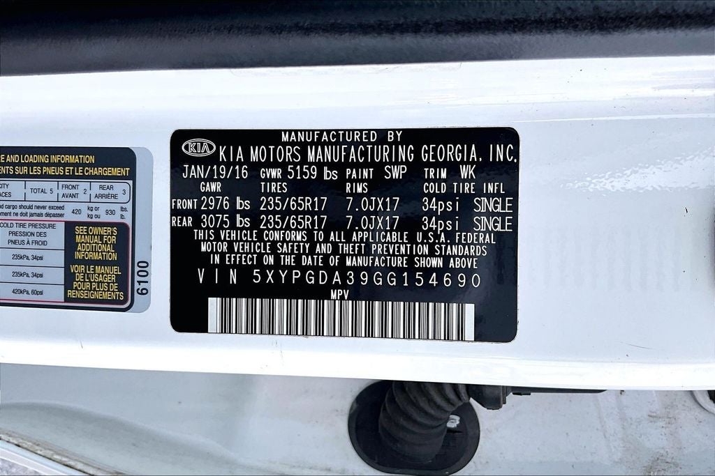 2016 Kia Sorento LX