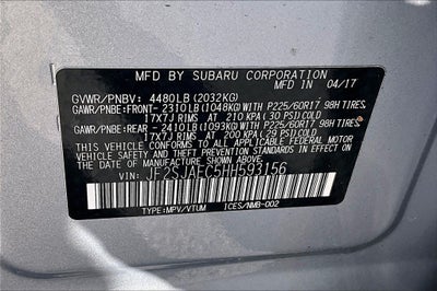 2017 Subaru Forester 2.5i Premium