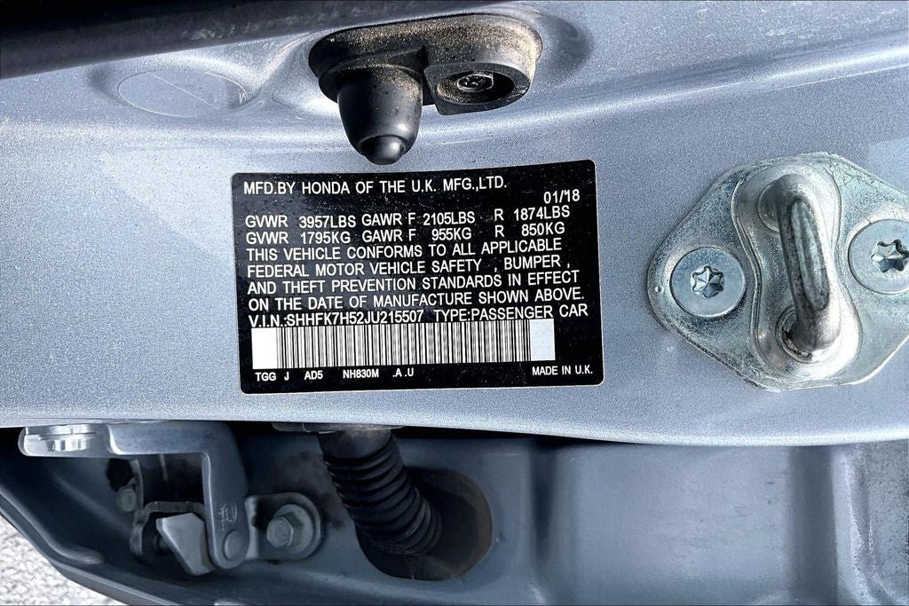2018 Honda Civic EX