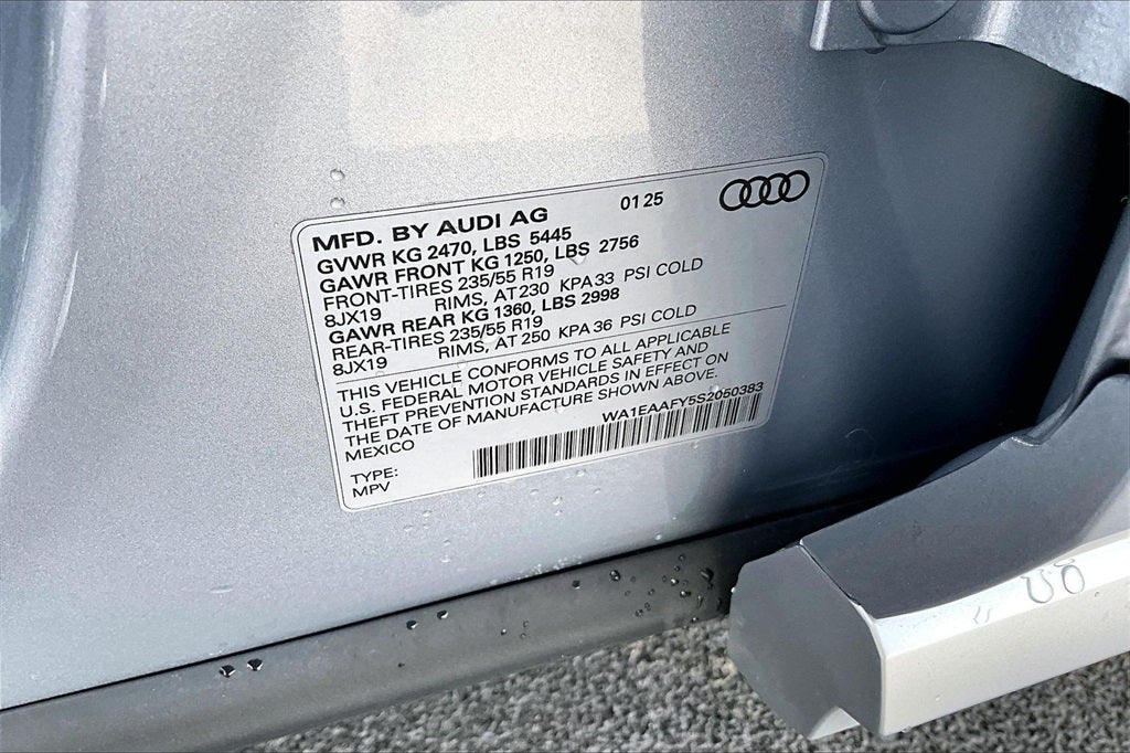 2025 Audi Q5 45 S line Premium Plus quattro