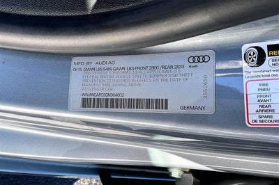 2016 Audi A7 3.0T Premium Plus quattro