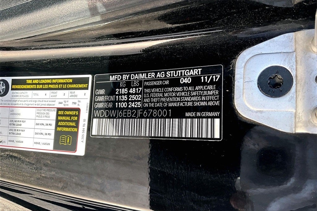 2018 Mercedes-Benz C-Class C 43 AMG® 4MATIC®