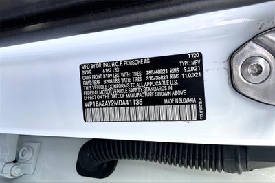 2021 Porsche Cayenne Coupe Base