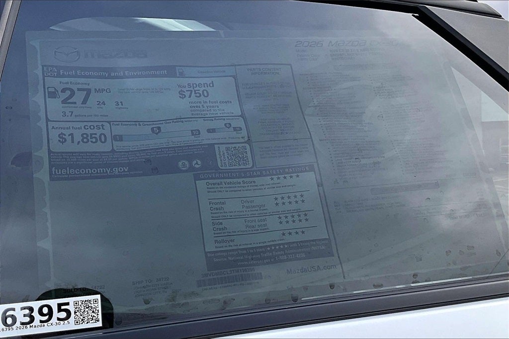 2026 Mazda Mazda CX-30 2.5 S Aire Edition