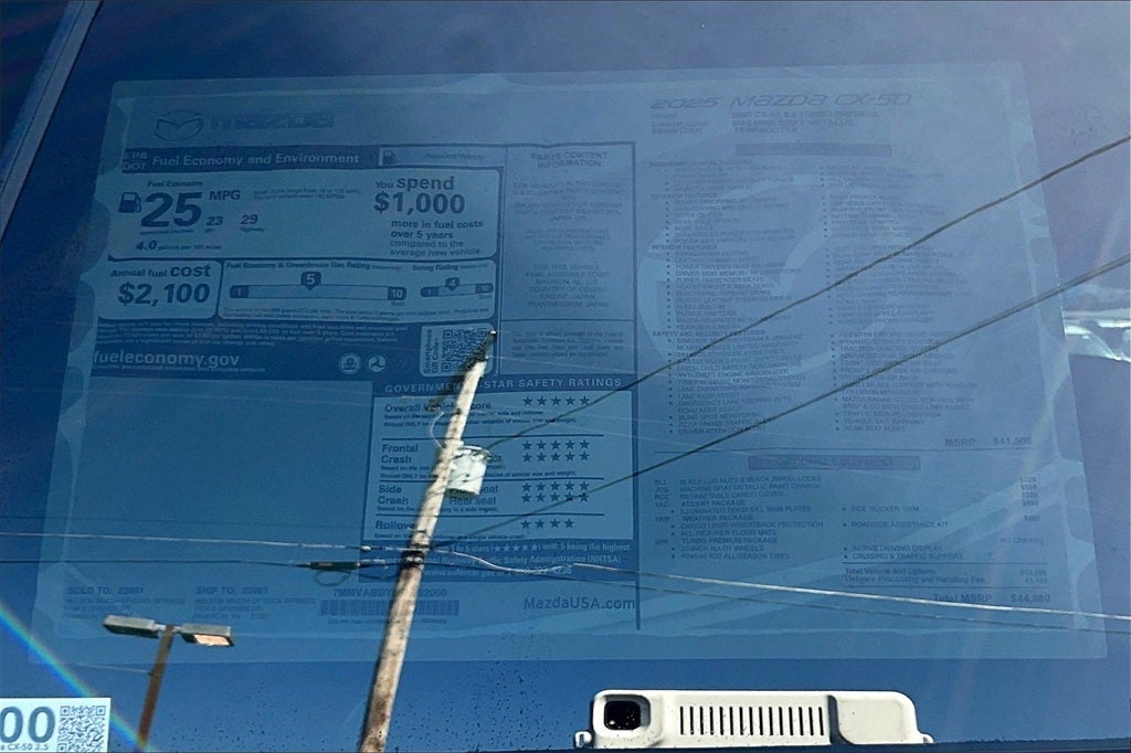 2025 Mazda Mazda CX-50 2.5 Turbo Premium AWD