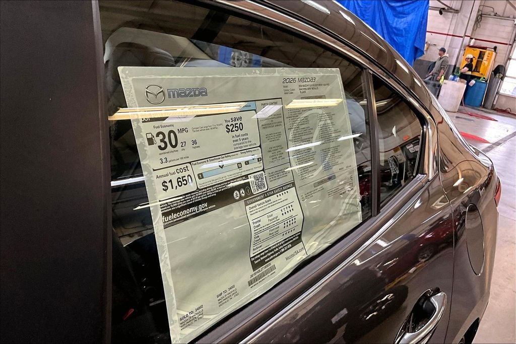 2026 Mazda Mazda3 Sedan 2.5 S Select Sport