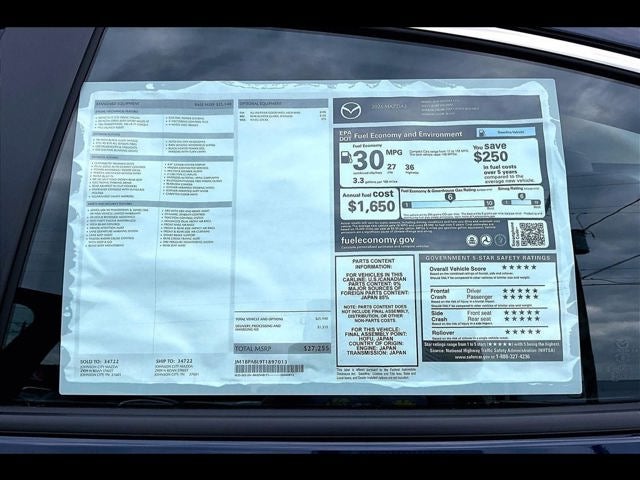 2026 Mazda Mazda3 Sedan 2.5 S Select Sport