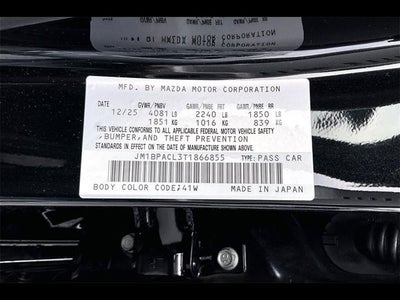 2026 Mazda Mazda3 Sedan 2.5 S Preferred