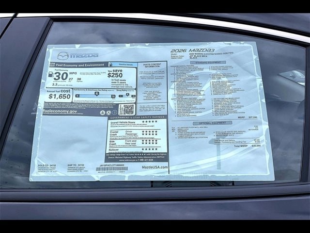 2026 Mazda Mazda3 Sedan 2.5 S Preferred