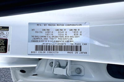 2026 Mazda Mazda3 Sedan 2.5 S Preferred