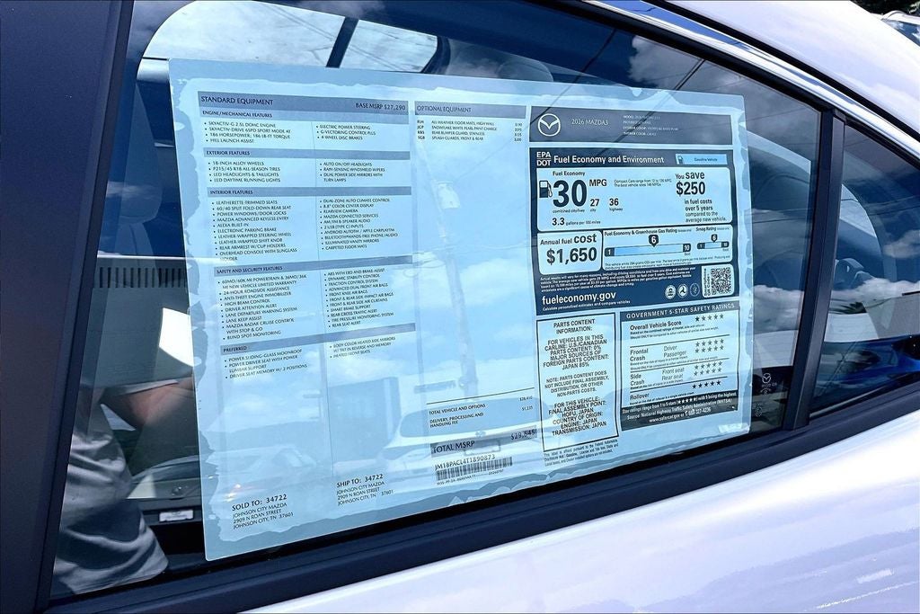 2026 Mazda Mazda3 Sedan 2.5 S Preferred