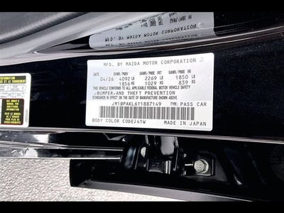 2026 Mazda Mazda3 Hatchback 2.5 S Select Sport