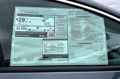 2026 Mazda Mazda3 Sedan 2.5 S Carbon Edition AWD