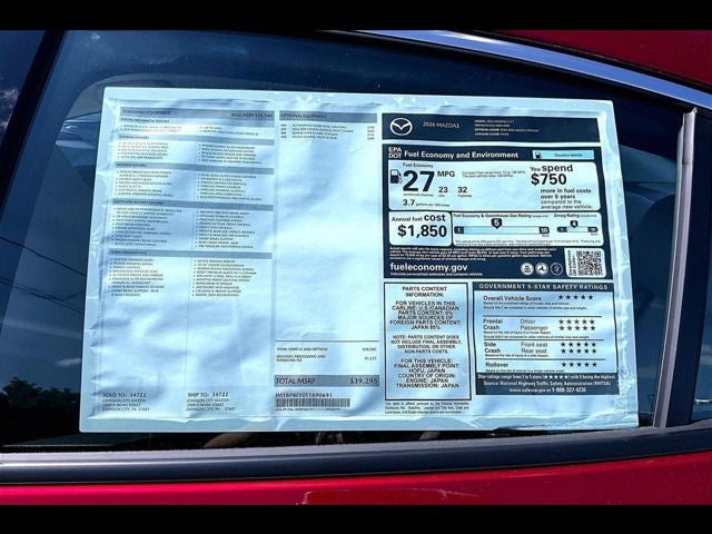 2026 Mazda Mazda3 Sedan 2.5 Turbo Premium Plus AWD