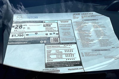 2026 Mazda Mazda3 Hatchback 2.5 S Carbon Edition AWD
