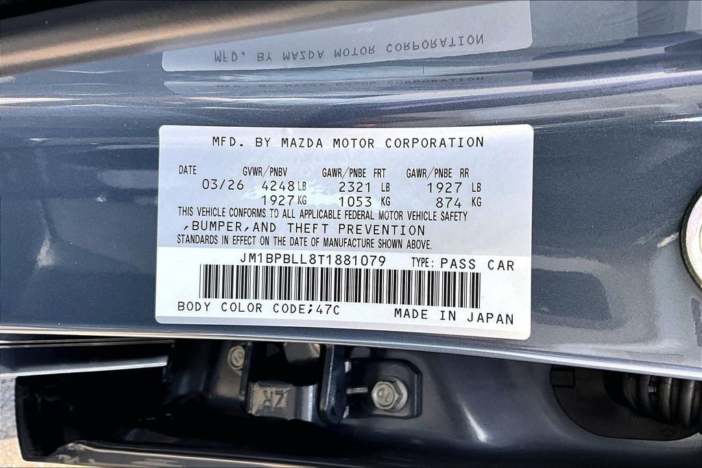 2026 Mazda Mazda3 Hatchback 2.5 S Carbon Edition AWD