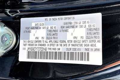 2026 Mazda Mazda MX-5 Miata Grand Touring