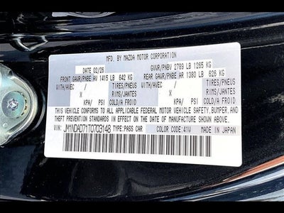 2026 Mazda Mazda MX-5 Miata Grand Touring