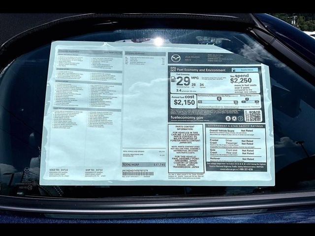 2026 Mazda Mazda MX-5 Miata Grand Touring
