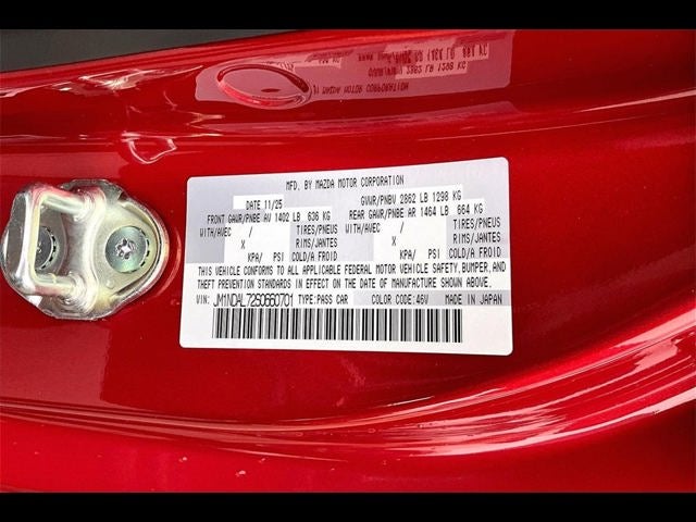 2025 Mazda Mazda MX-5 Miata RF Club