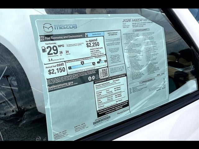 2026 Mazda Mazda MX-5 Miata RF Grand Touring