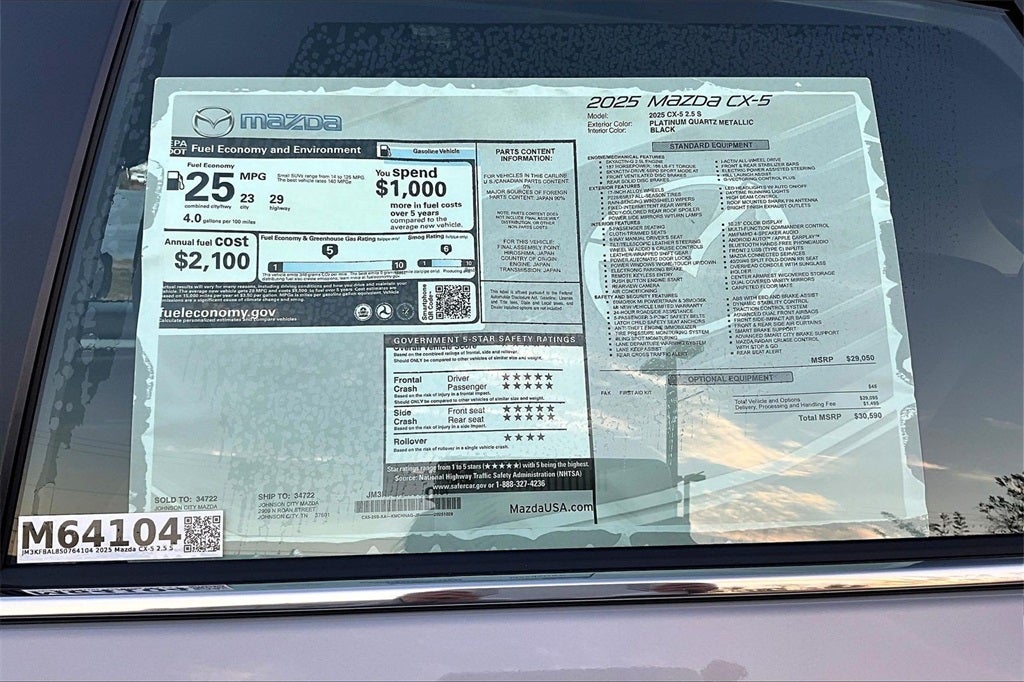 2025 Mazda Mazda CX-5 2.5 S AWD