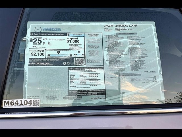 2025 Mazda Mazda CX-5 2.5 S AWD