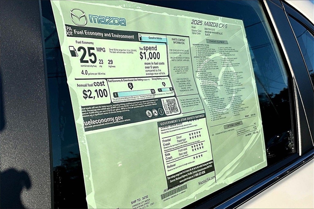 2025 Mazda Mazda CX-5 2.5 S AWD