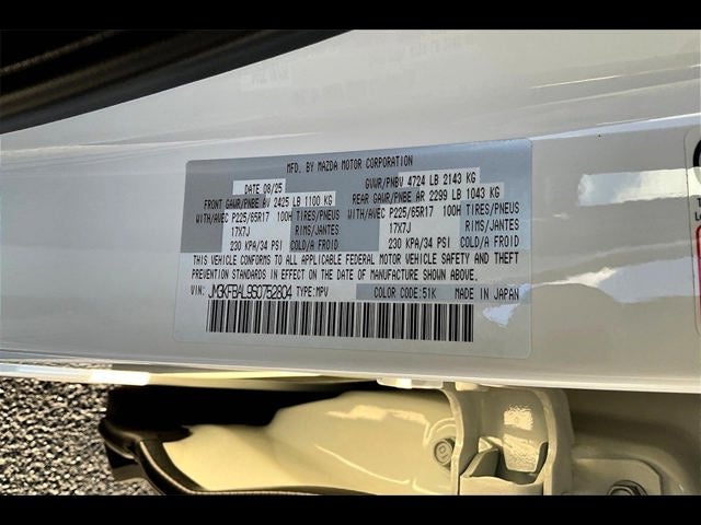 2025 Mazda Mazda CX-5 2.5 S AWD