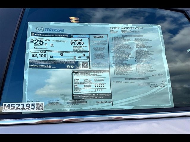 2025 Mazda Mazda CX-5 2.5 S AWD