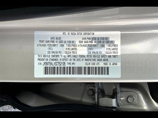 2025 Mazda Mazda CX-5 2.5 S AWD