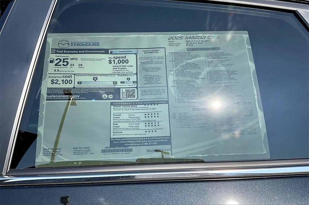 2025 Mazda Mazda CX-5 2.5 S Select AWD