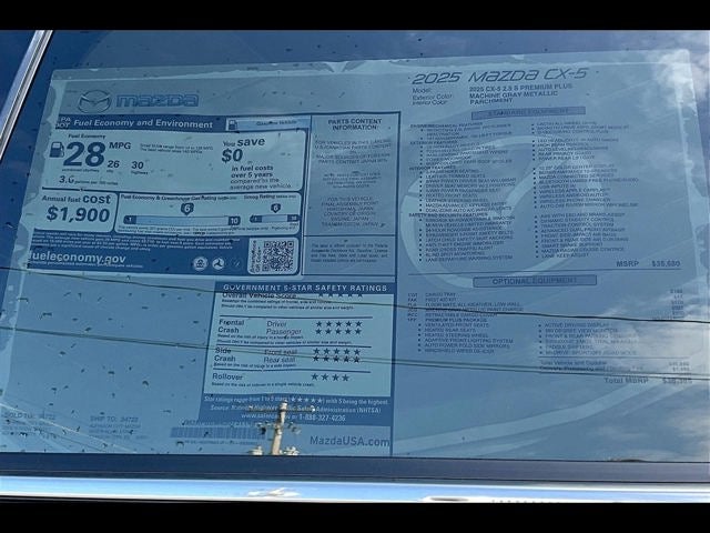 2025 Mazda Mazda CX-5 2.5 S Premium Plus AWD
