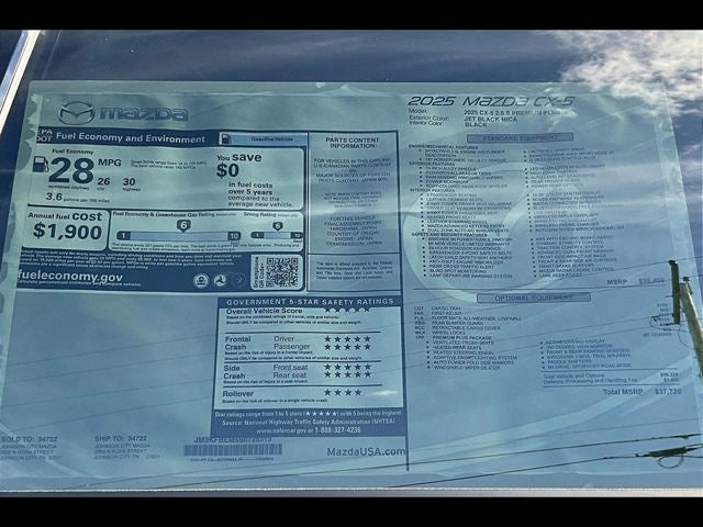 2025 Mazda Mazda CX-5 2.5 S Premium Plus AWD