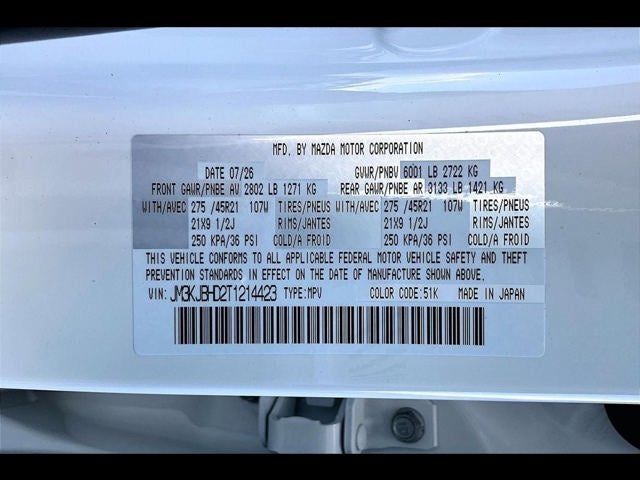2026 Mazda Mazda CX-70 3.3 Turbo Preferred AWD