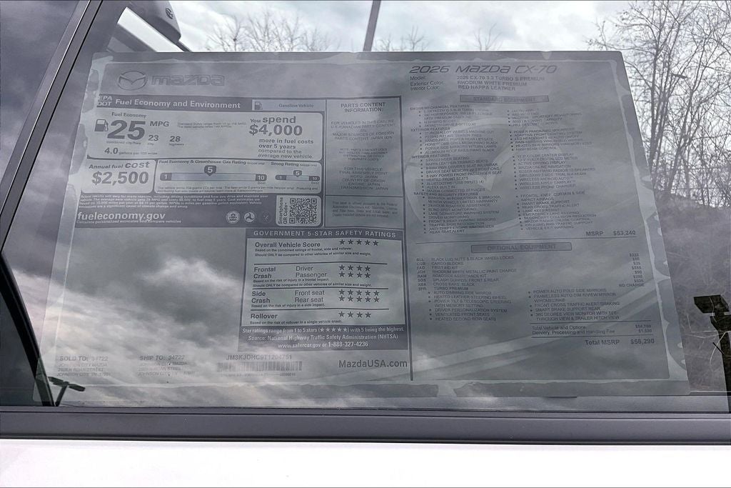 2026 Mazda Mazda CX-70 3.3 Turbo S Premium AWD