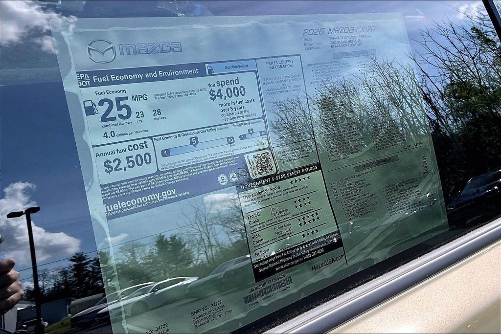 2026 Mazda Mazda CX-70 3.3 Turbo S Premium AWD