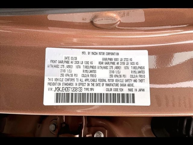 2026 Mazda Mazda CX-70 3.3 Turbo Premium Plus AWD